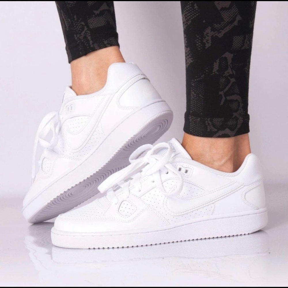Brand new Nike Son of Force triple white